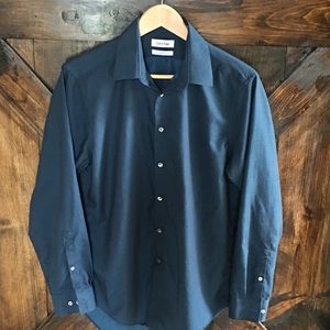 Calvin Klein Button Down Dress Shirt Slim Fit 15.5